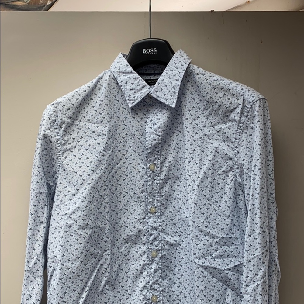 Banana republic collard shirt